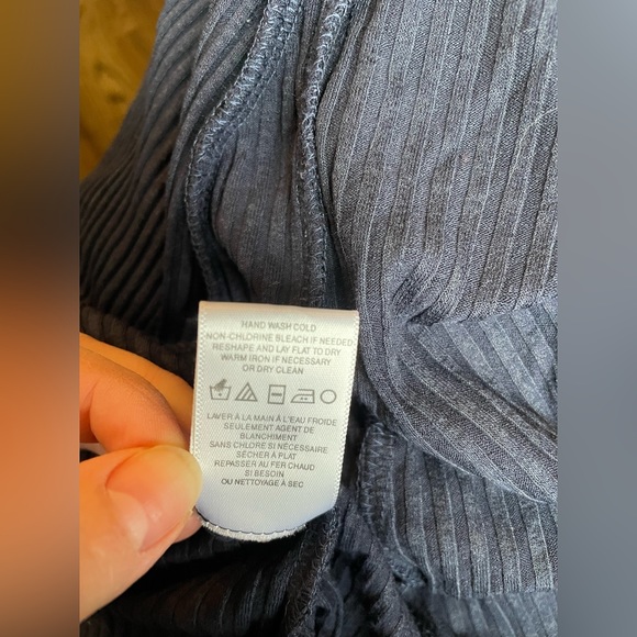 A.L.C navy maxi asymmetric dress perfect from REVOLVE - Picture 12 of 16